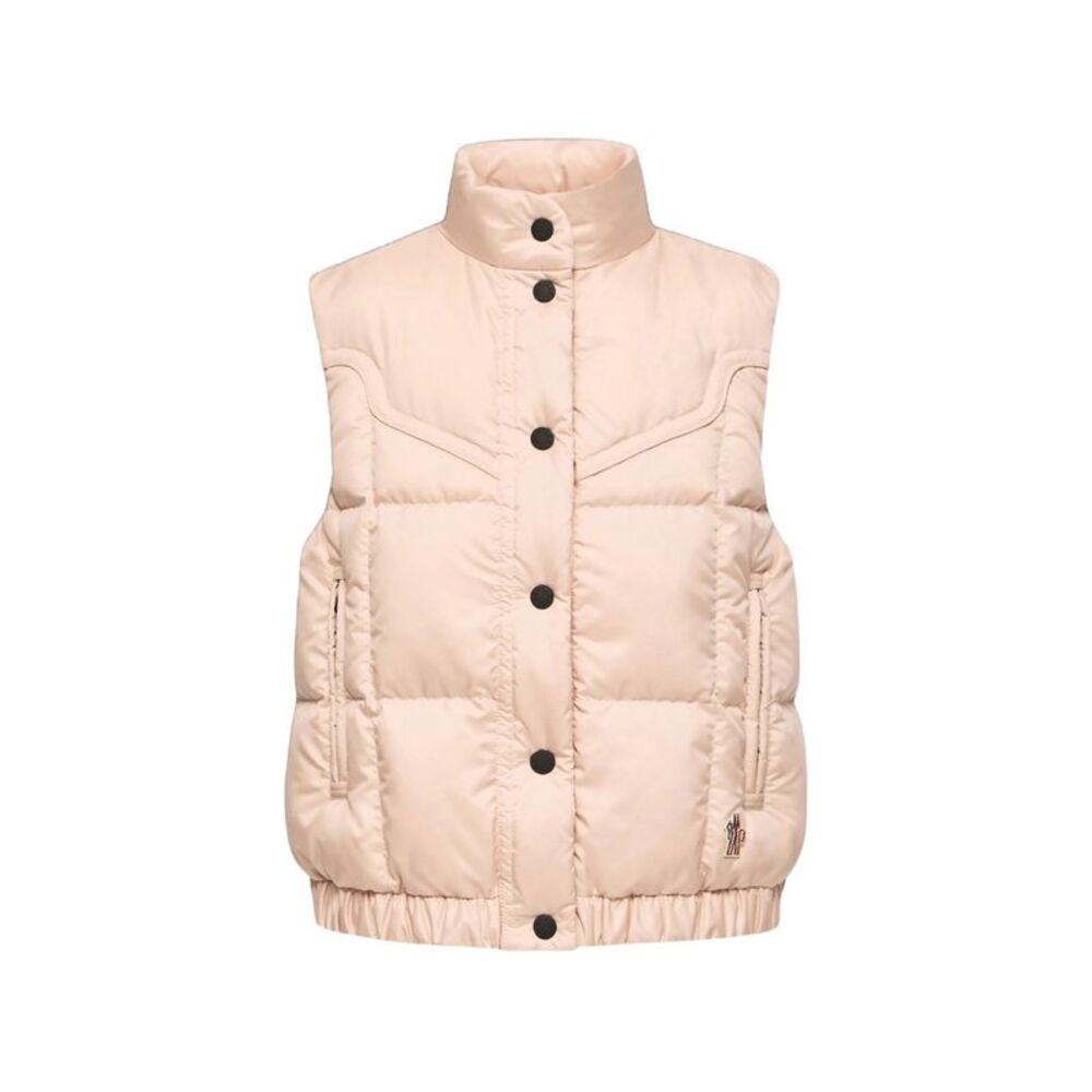 Moncler Grenoble Pink Jackets - Waistcoat & Gilets Women